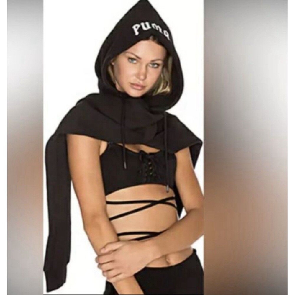 FENTY X Puma By Rhianna Hoodie Scarf Black Adult One Size